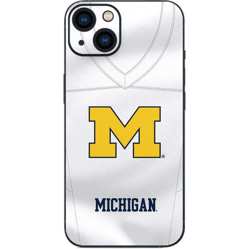 University of Michigan White Jersey iPhone 13 Skin